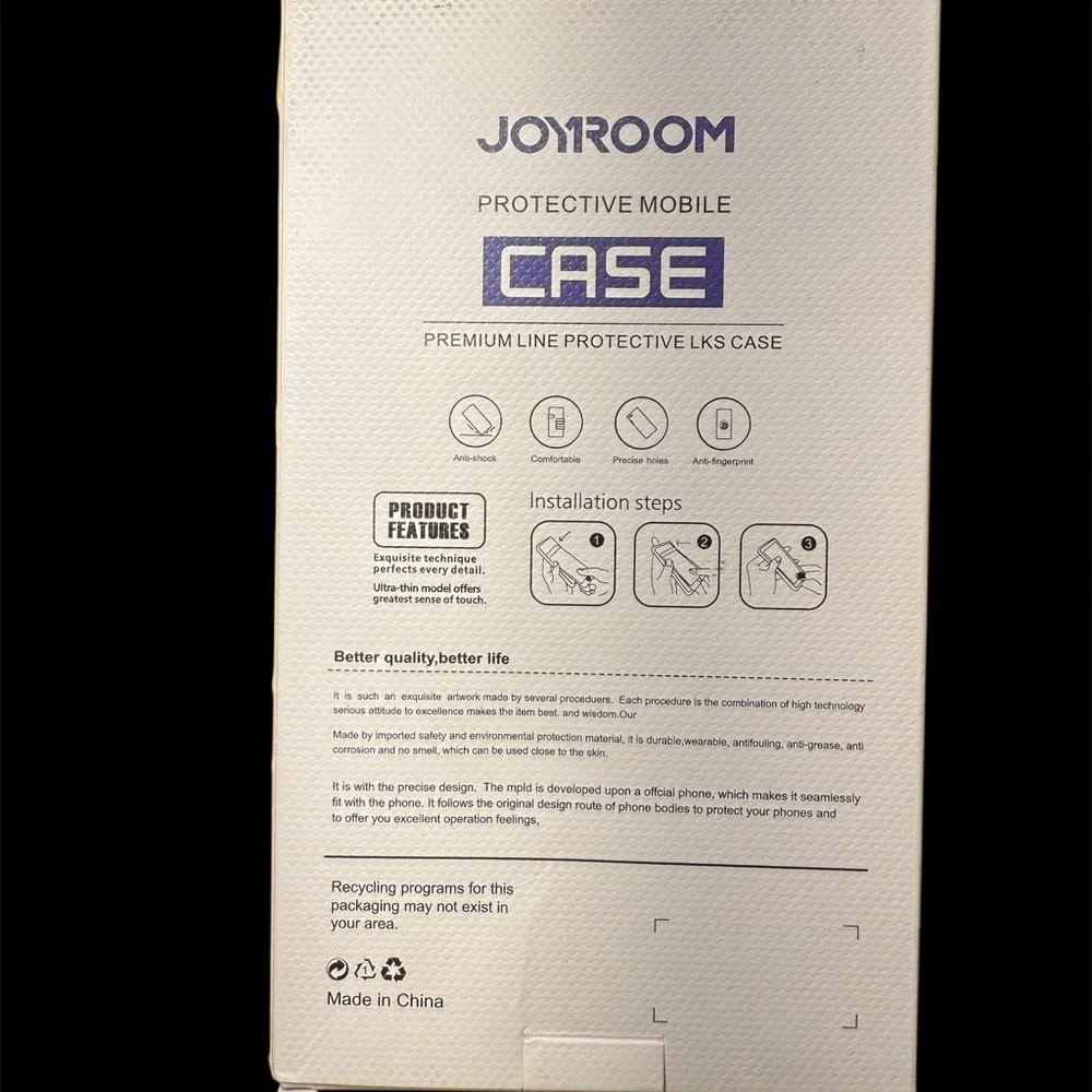 JOYROOM PROTECTIVE MOBILE CASE I Phone 15 Pro Max